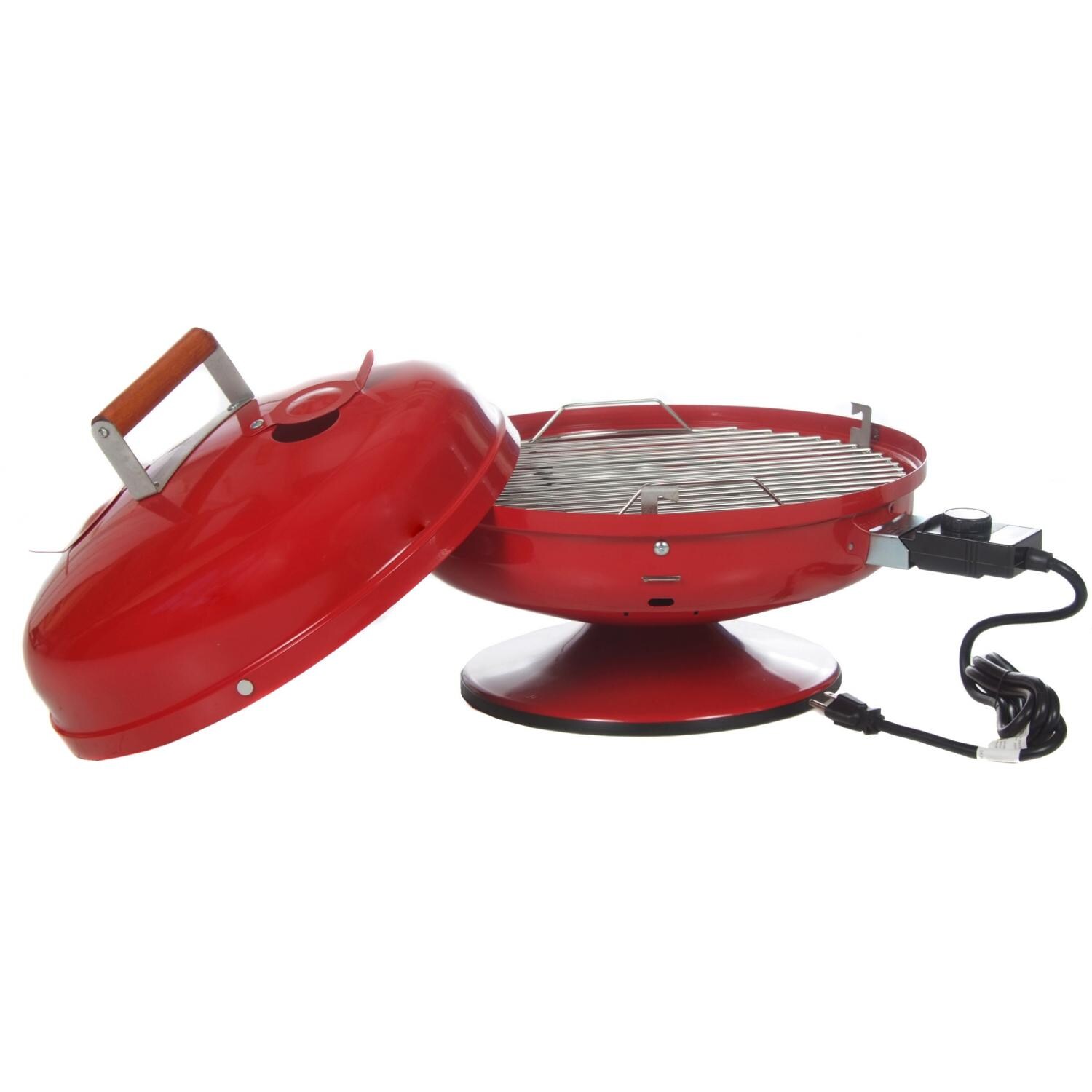 Meco LockNGo Portable Electric BBQ Grill Red 2120 BBQ Guys