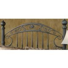 Hillsdale Chesapeake Rustic Brown Metal Post Headboard Without Frame - King - 1335HK image