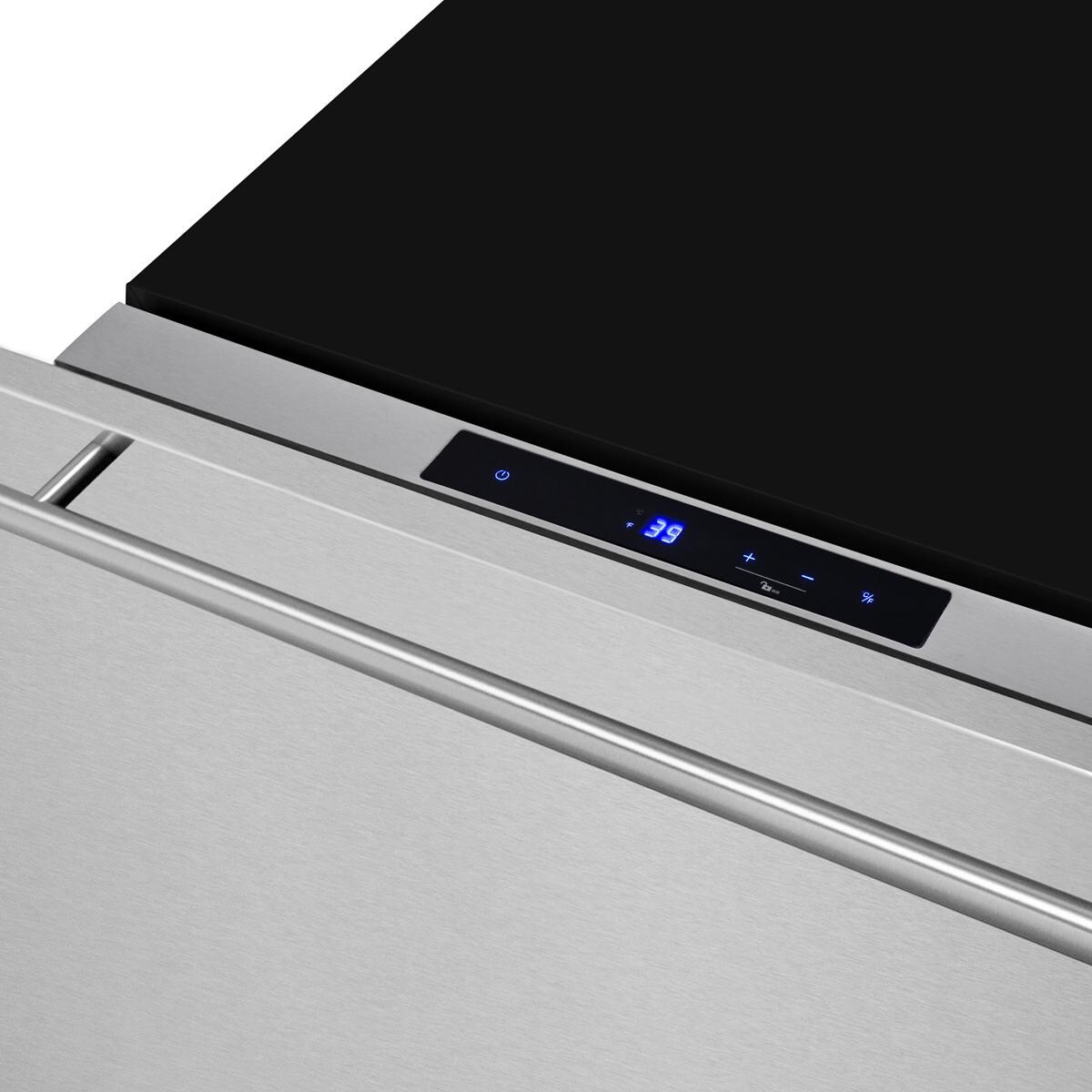 Summit FF1DSS24 Commercial 24-Inch 1.6 Cu. Ft. Built-In Drawer Refrigerator - Controls thumbnail