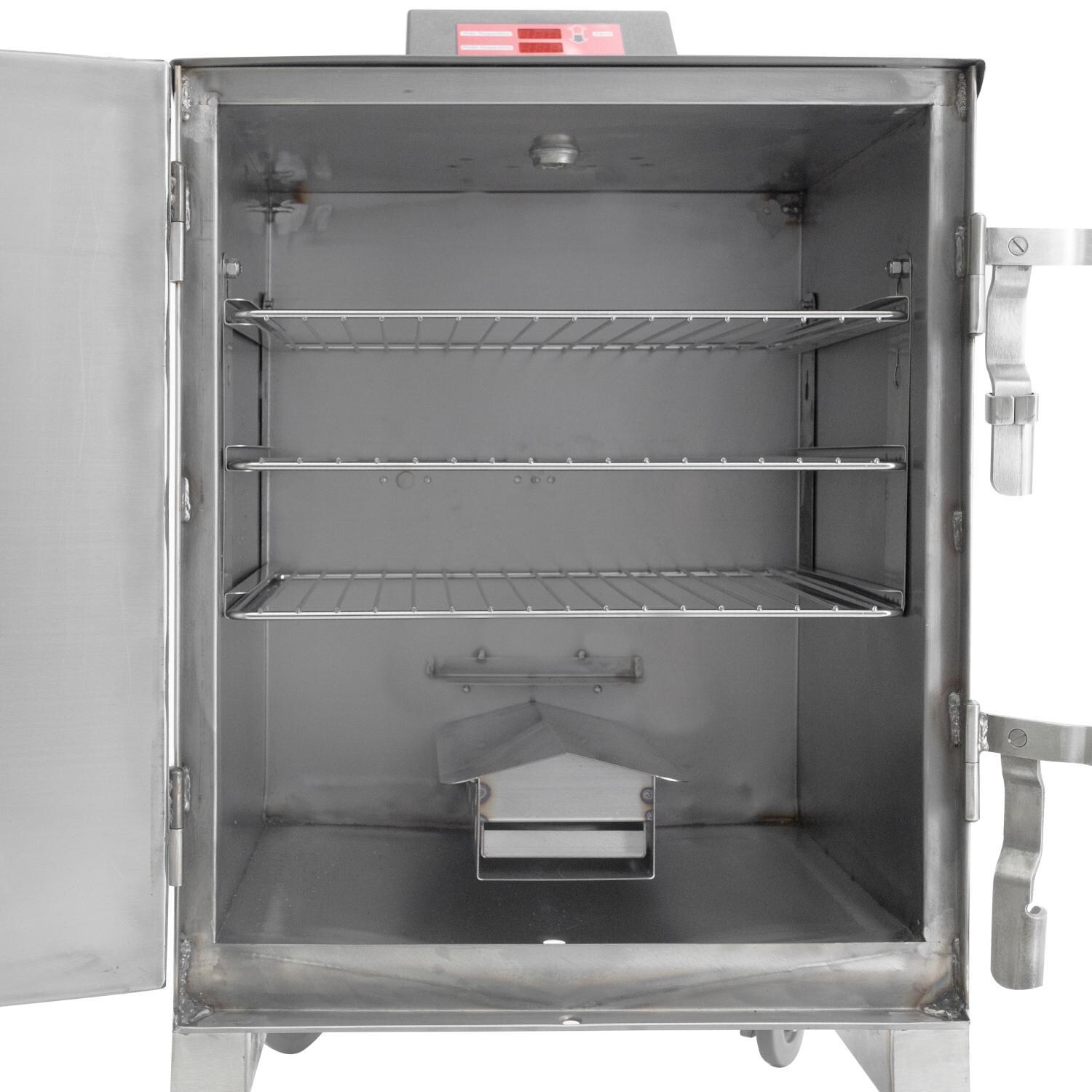 Cookshack SM045 SuperSmoker Electric BBQ Smoker - Front Open View thumbnail