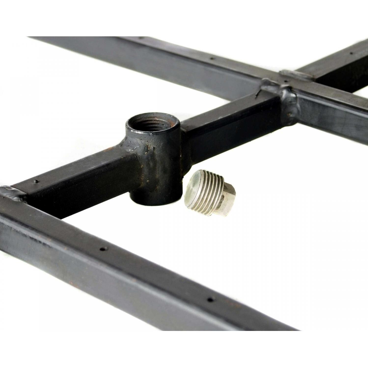 Rectangular Triple Fire Pit Ring - Gas Connection and Fitting thumbnail