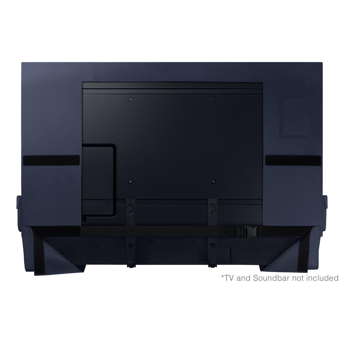Samsung VG-SDC65G/ZA The Terrace 65 Inch Dust Cover - Back W/ Soundbar - White Background thumbnail