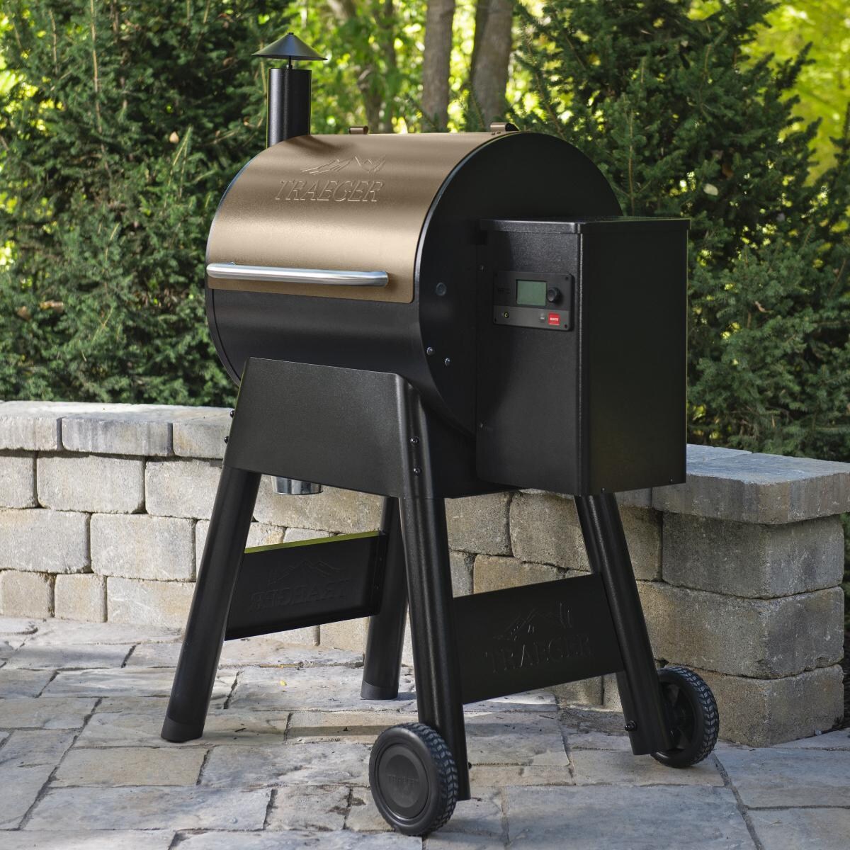 Traeger Pro 575 Wi-Fi Controlled Wood Pellet Grill W/ WiFIRE - Bronze - TFB57GZE