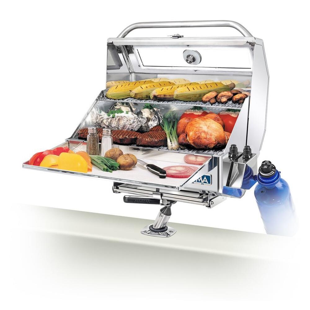 Magma A10-1218-2GS Marine Catalina II Gas Grill on Single Mount T10-355 (mount, shelf, & canister NOT included) thumbnail