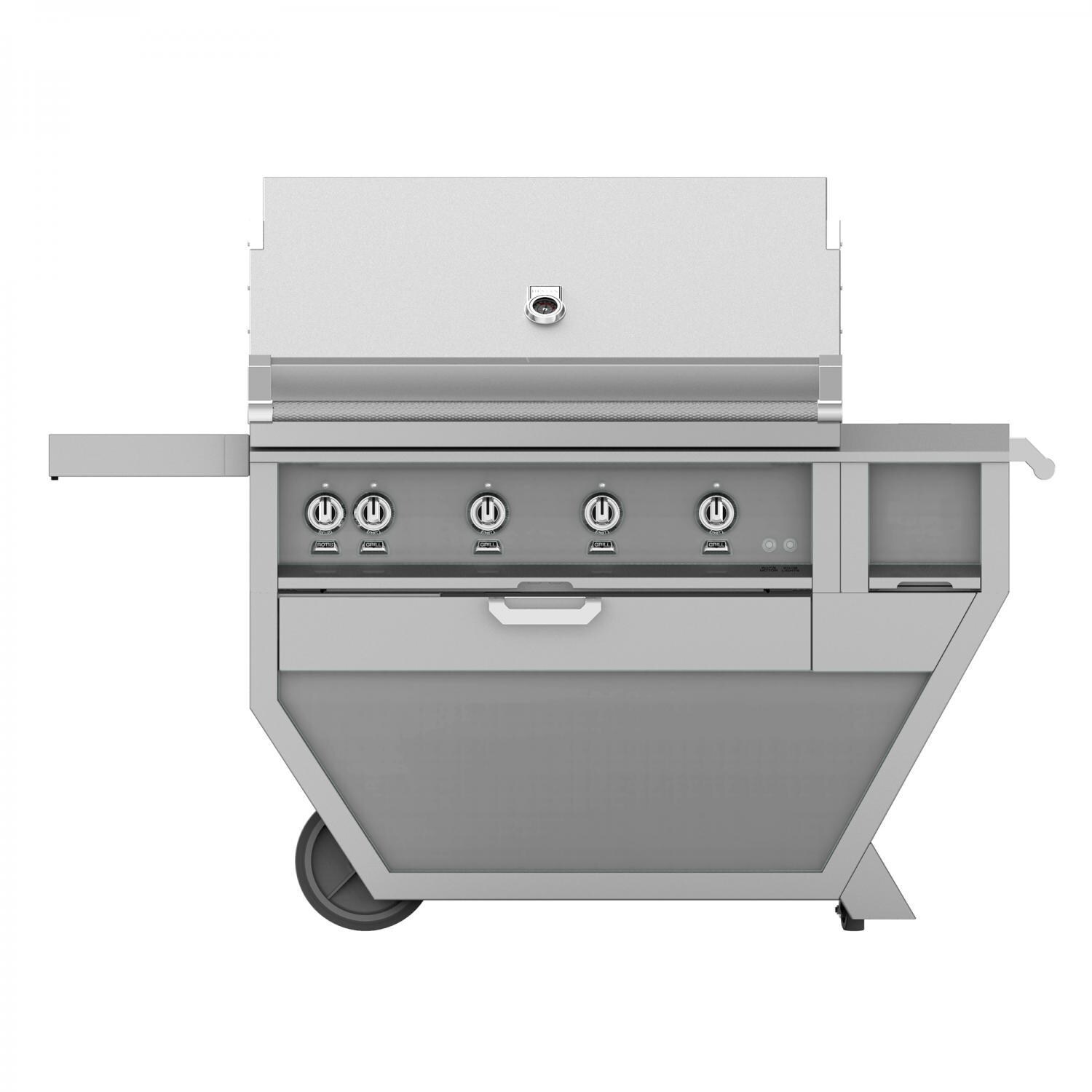 Hestan Deluxe 42-Inch Natural Gas Grill W/ Rotisserie, Worktop ...
