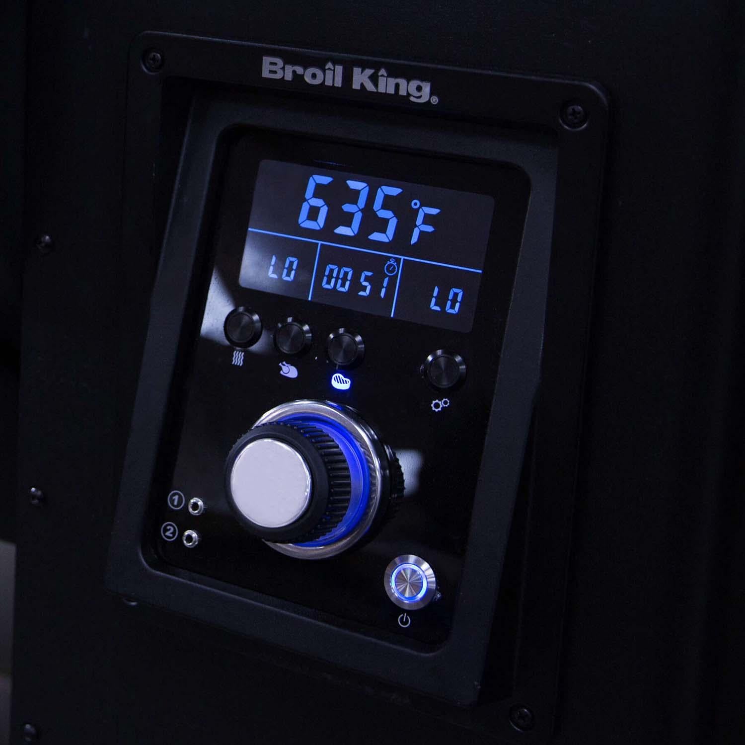 Broil King 495051 Regal 400 Wi-Fi & Bluetooth Controlled 26-in Pellet Grill - Control Panel - Detail thumbnail