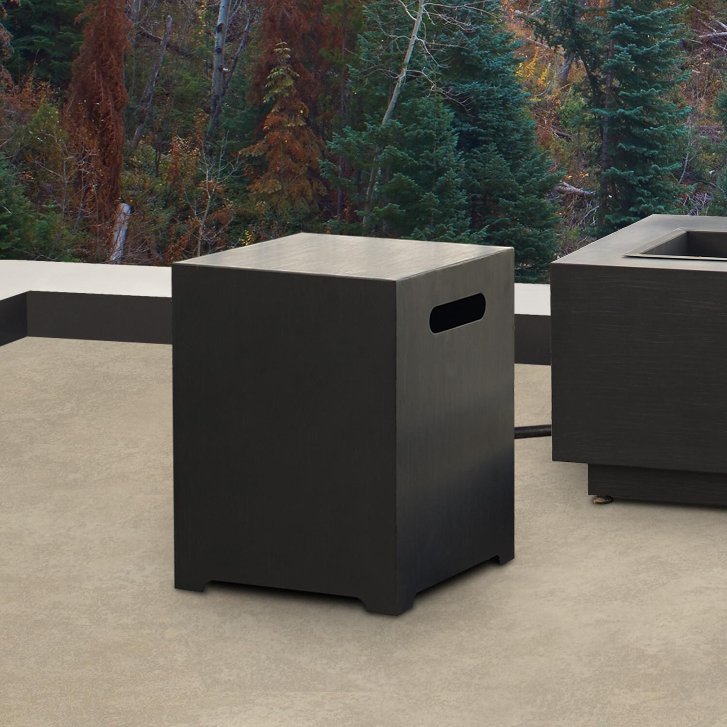 Du Monde Propane Tank Cover in Gray by Lakeview Outdoor Designs