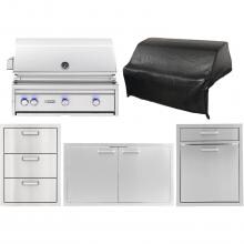 Lynx Professional 5-Piece 36-Inch Natural Gas Outdoor Kitchen Package