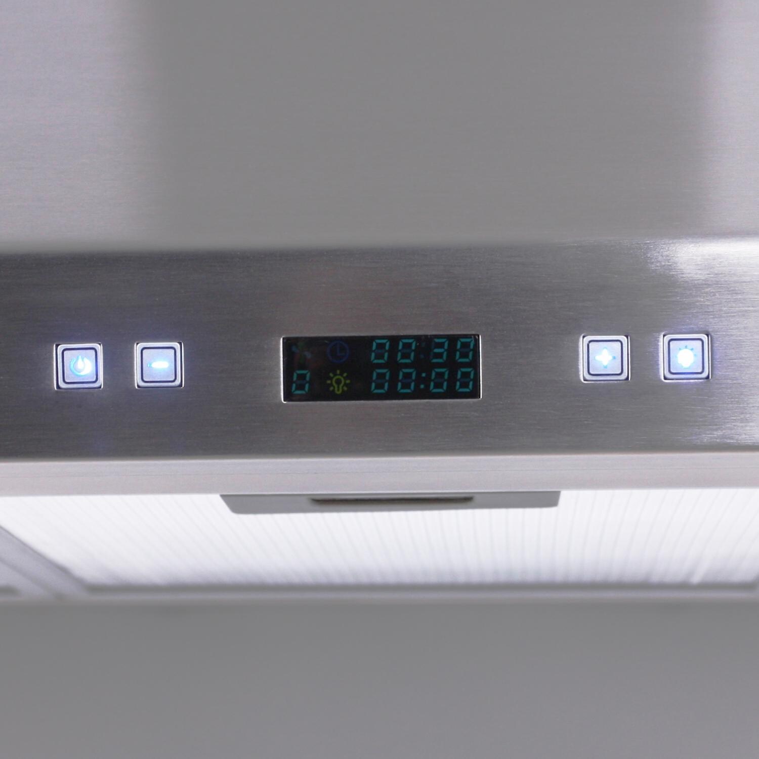 Cavaliere 36-Inch 900 CFM Island Mounted Range Hood - Control Panel thumbnail