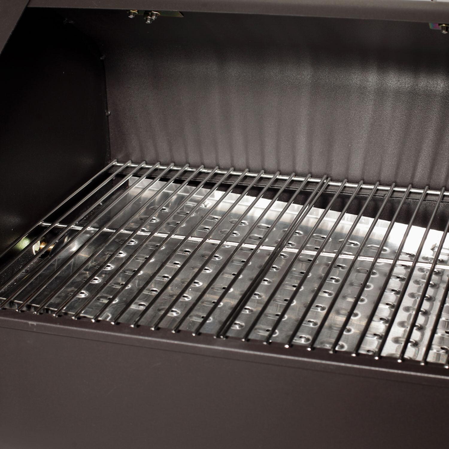 Green Mountain Grills Davy Crockett WiFi Controlled Portable Wood Pellet Grill - Grill Interior View thumbnail