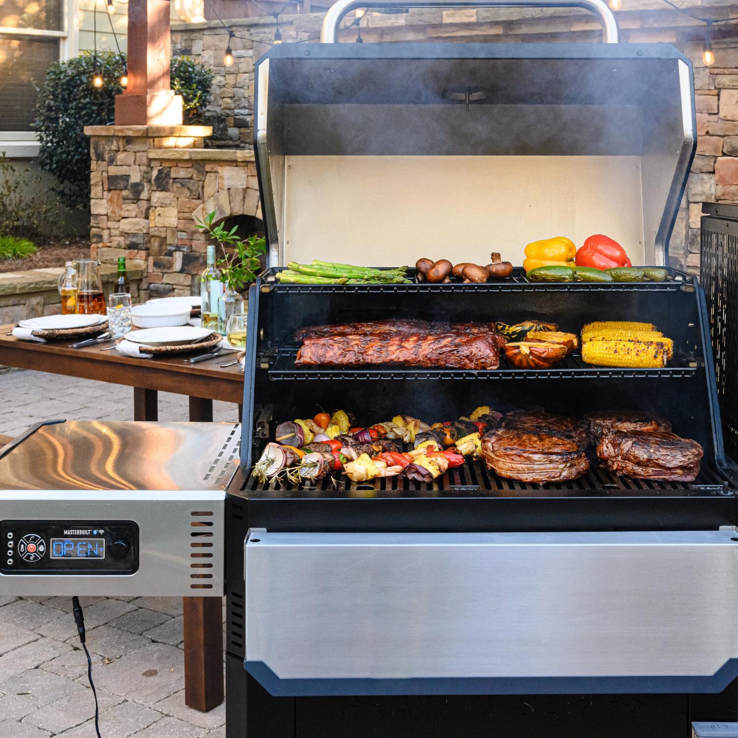 Masterbuilt - MB20041220 - Gravity Series 1050 Digital Charcoal Grill + Smoker - Fully Loaded thumbnail