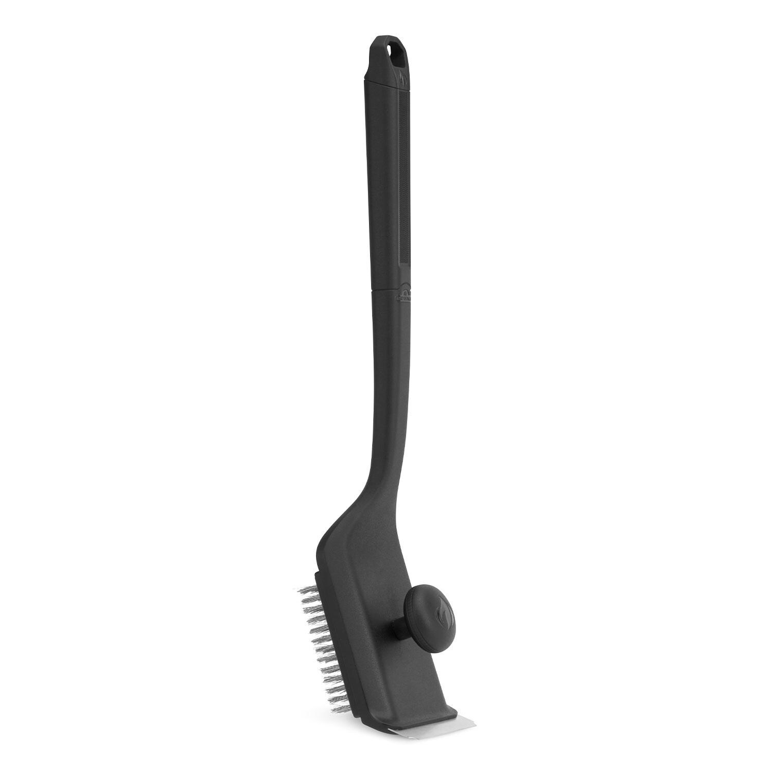 Napoleon GABR004 Premium Dual Head Grill Brush - Angled Right - White Background thumbnail