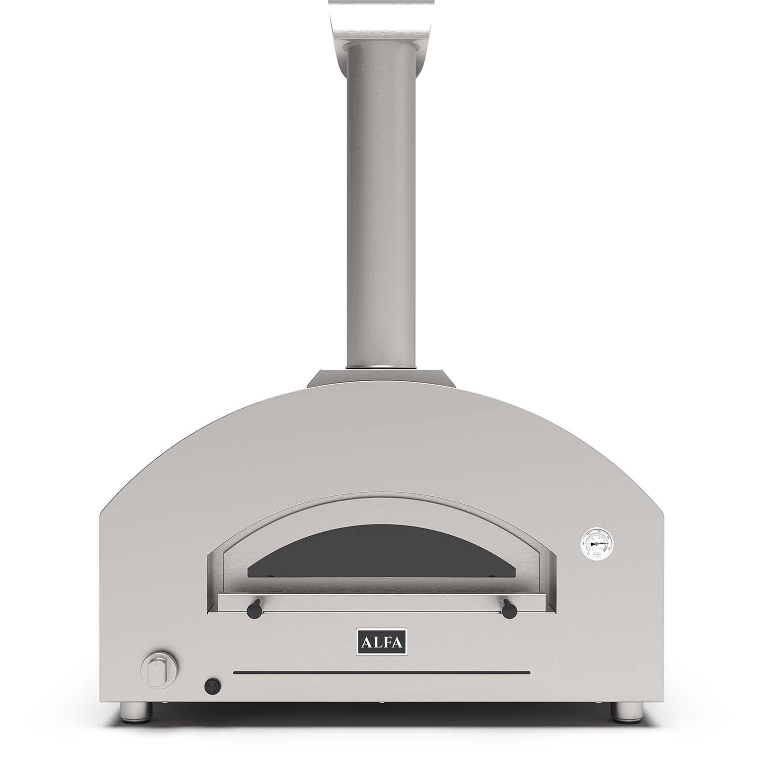 Alfa Futuro 4 Pizze Propane Pizza Oven - Wrinkle Black - FXFT-4P-GNEGO-U