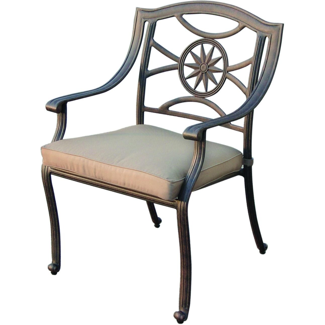 Darlee Ten Star Cast Aluminum Dining Chair thumbnail