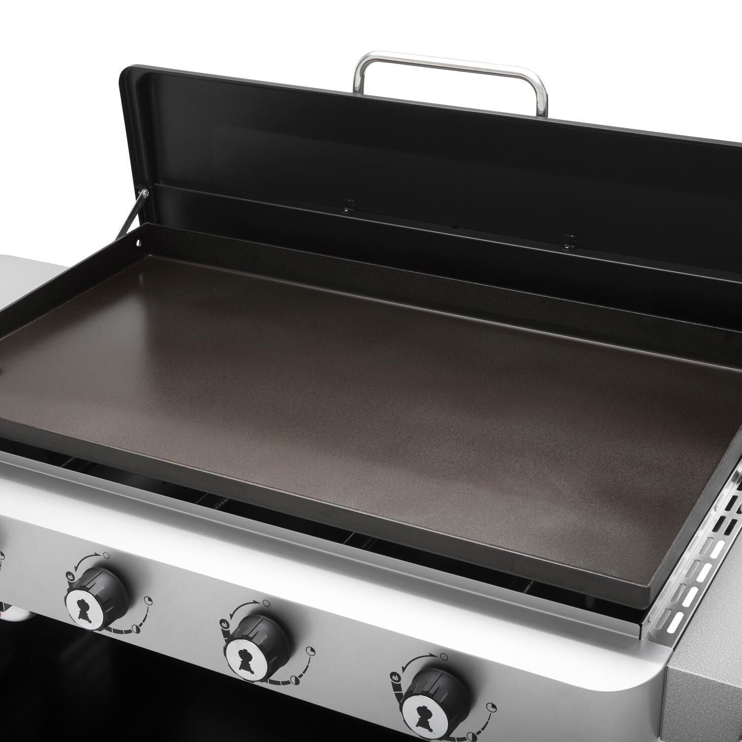 Weber 44310401 36-Inch Propane Griddle W/ Cover Bundle - Hot-rolled steel cooktop thumbnail