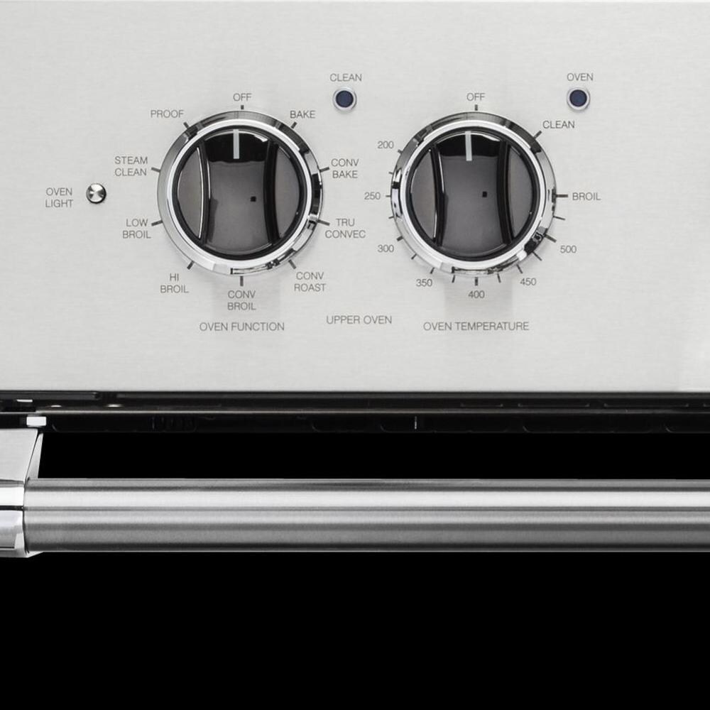 Viking Professional 5 Series 30-Inch Convection Electric Double Oven - Close-up of Controls thumbnail