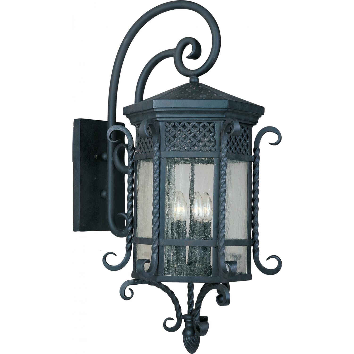 Maxim Scottsdale Five Light 34-Inch Outdoor Wall Light - Country Forge - 30126CDCF