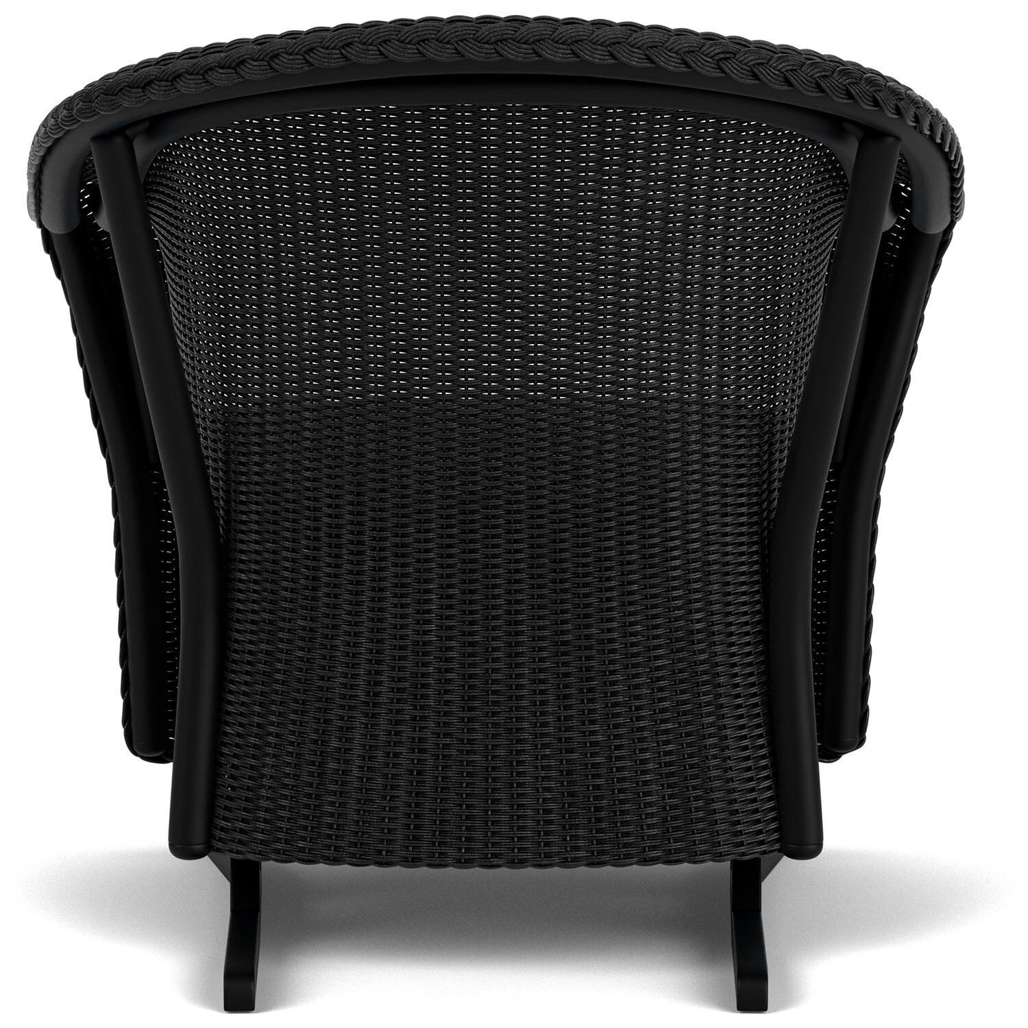 Lloyd Flanders Reflections 3-Piece Seating Set W/ Spring Rockers in Ebony Finish - Spring Rocker Back thumbnail