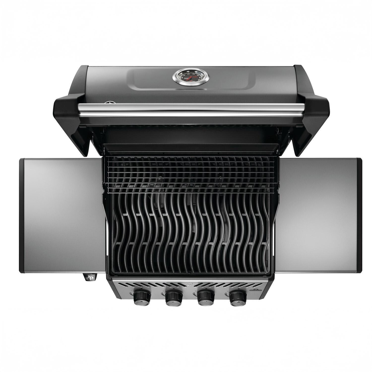 Napoleon F425DNGT Freestyle 425 4 Burner Natural Gas Grill - Graphite Grey - Top - White Background thumbnail