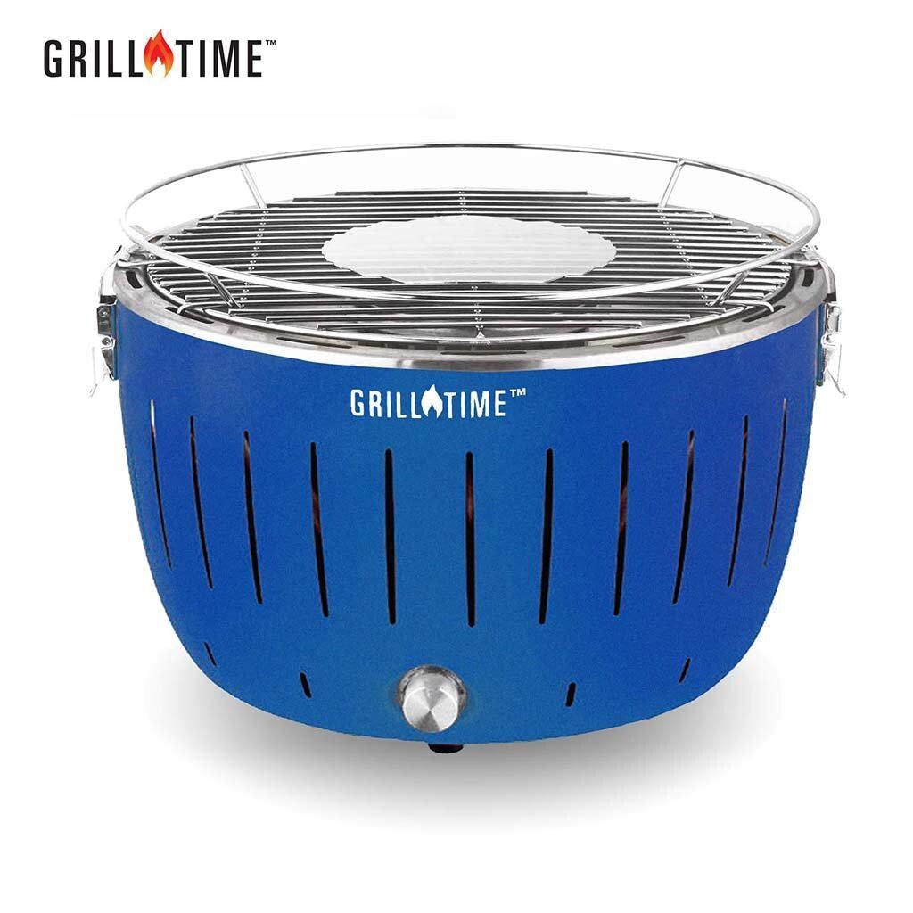 Grill Time Tailgater GT Portable Charcoal Grill Starter Pack - Blue - UPG-B-13 image