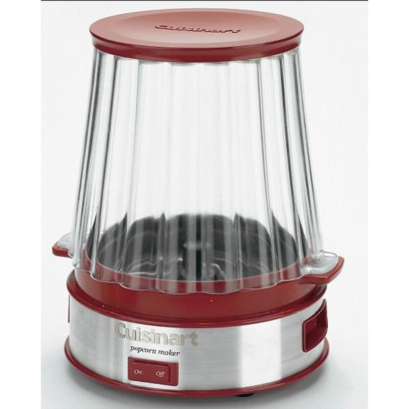 Cuisinart CPM900 Easy Pop Popcorn Maker Red Stainless Steel Base
