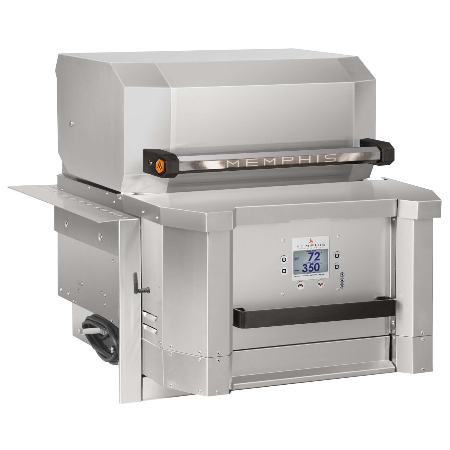 Memphis Grills MG01-06-001 Elevate Built-In Pellet Grill - Angled View - White Background thumbnail