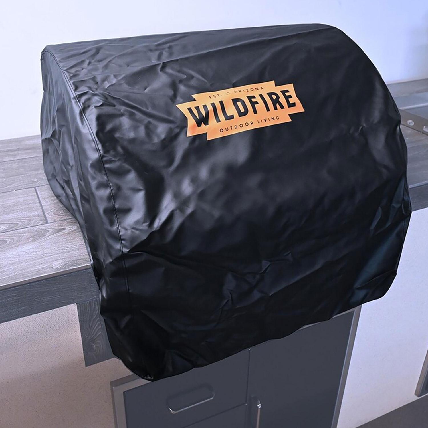 Wildfire 42 Inch Vinyl Grill Cover - Display - White Background thumbnail