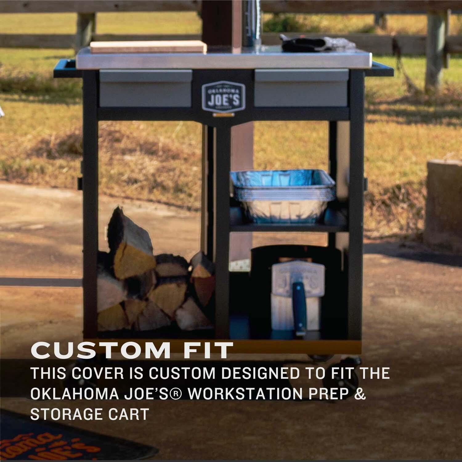 Oklahoma Joe's 5927573P04 Workstation Prep & Storage Cart Cover - Workstation Not Included - Detail thumbnail