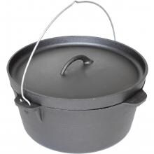 Cajun Classic 16-Quart Seasoned Cast Iron Camp Pot - GL10480S image