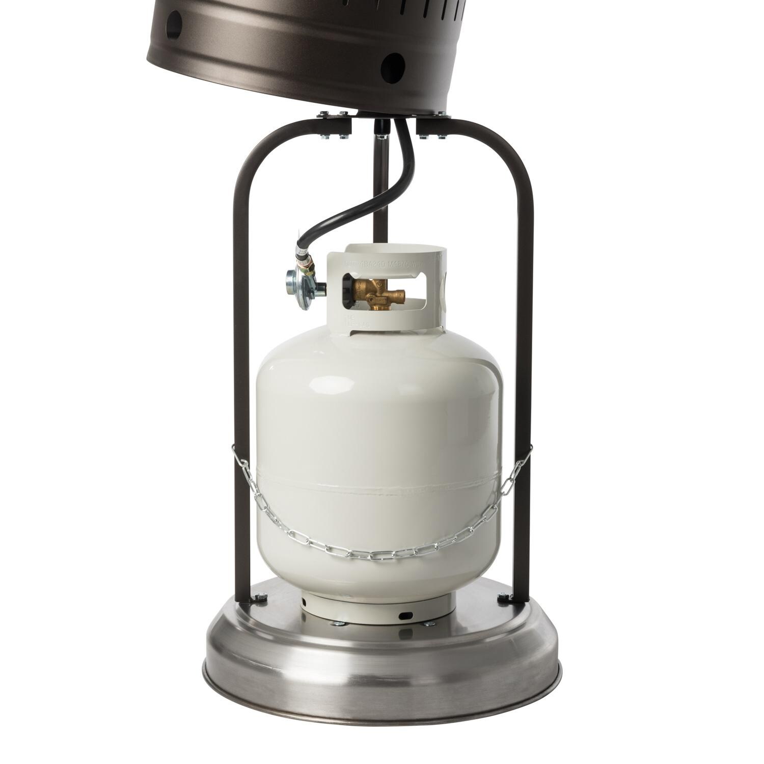 Ultimate Patio SC63010 Propane Portable Patio Heater - Ash + Stainless Steel - Tank Housing W/ Tank (Tank Sold Separately) thumbnail