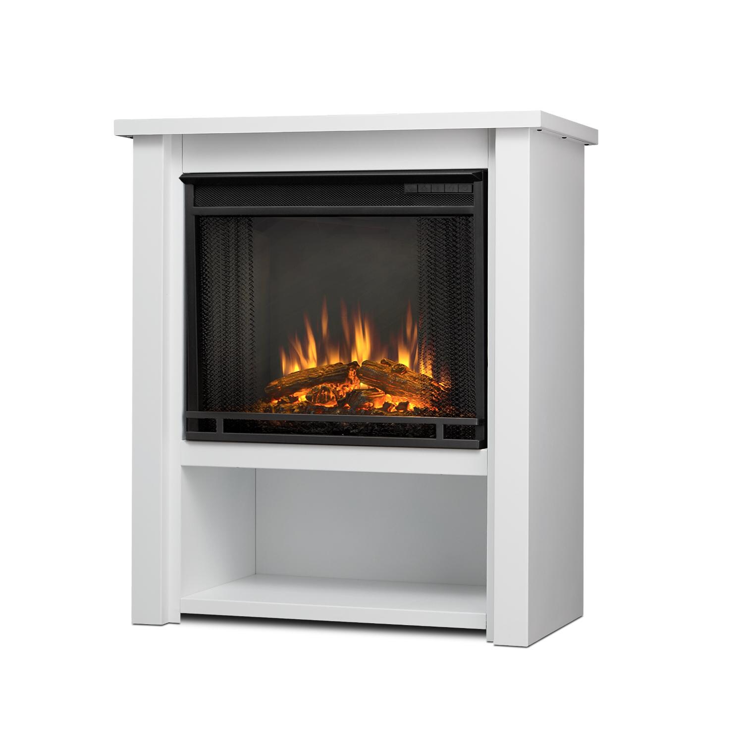 Real Flame Hollis 65 Inch Electric Stove With Flue Matte White Real Flame Hollis 65 Inch Electric Stove With Flue Matte White 5005e W Gas Log Guys