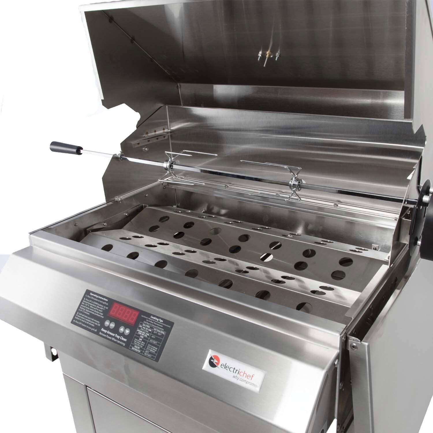 Electri-Chef 4400-EC-448-PB-S-32 4400 Series 32-Inch Pedestal Base Electric Grill w/ Single Temp. Control - Detail thumbnail