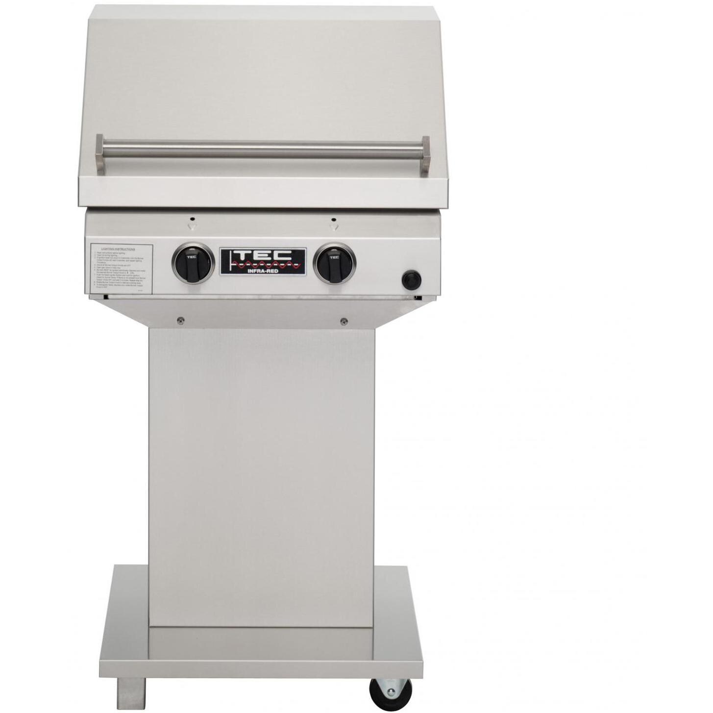 TEC Sterling II FR 26-Inch Freestanding Infrared Propane Gas Grill On Pedestal thumbnail