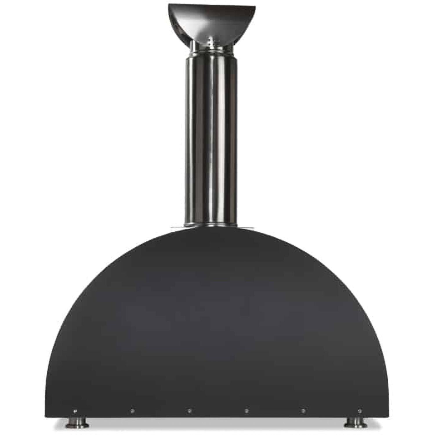 Coyote C1PZ40WMB Duomo Wood-Fired Pizza Oven - Matte Black - Back - White Background thumbnail