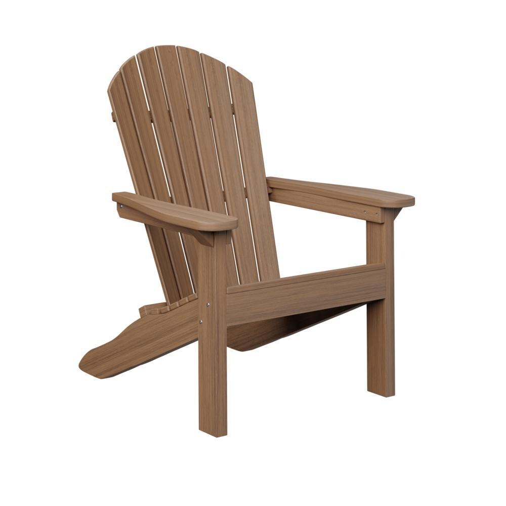 Comfo Back Recycled Plastic Adirondack in Antique Mahogany by Berlin Gardens