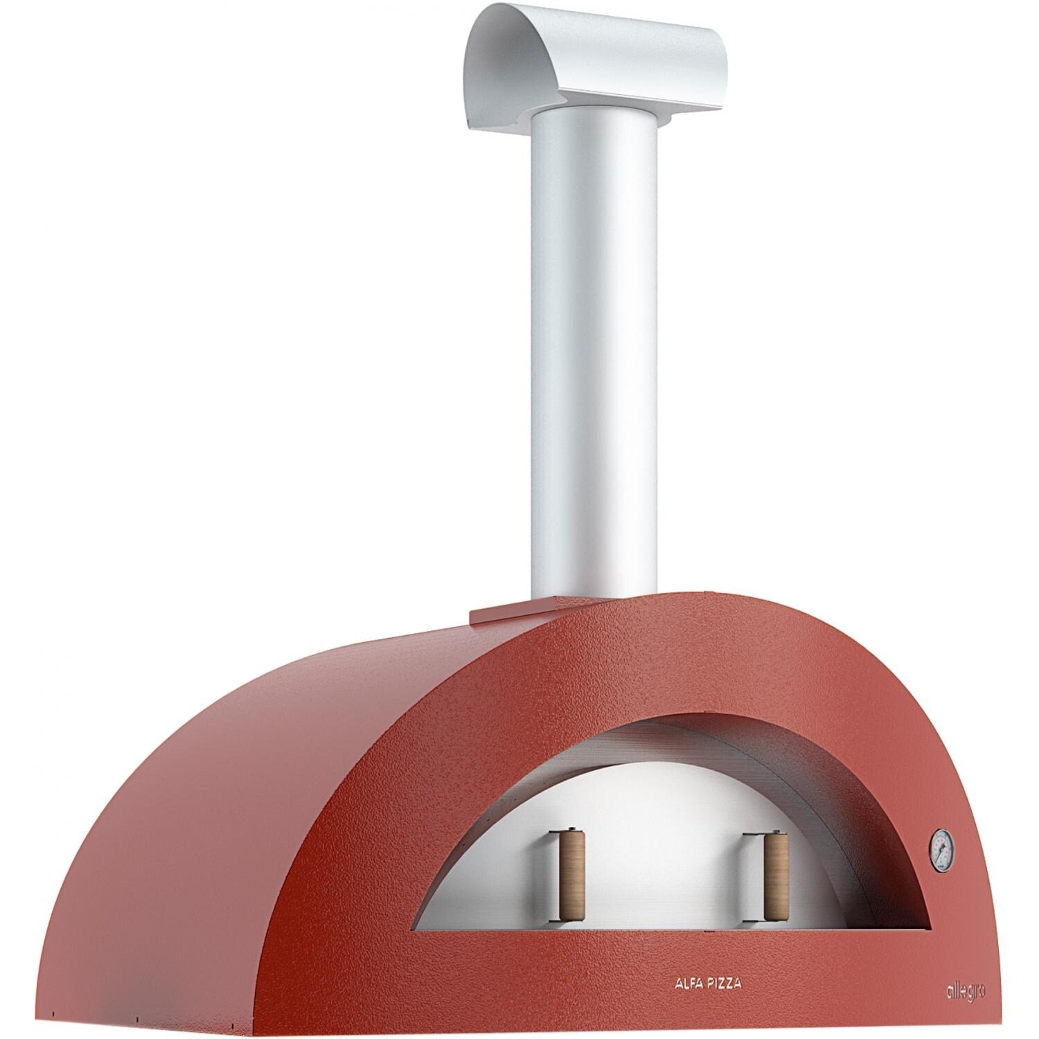 Alfa Forno Allegro Wood Burning Built-In Pizza Oven - Red thumbnail
