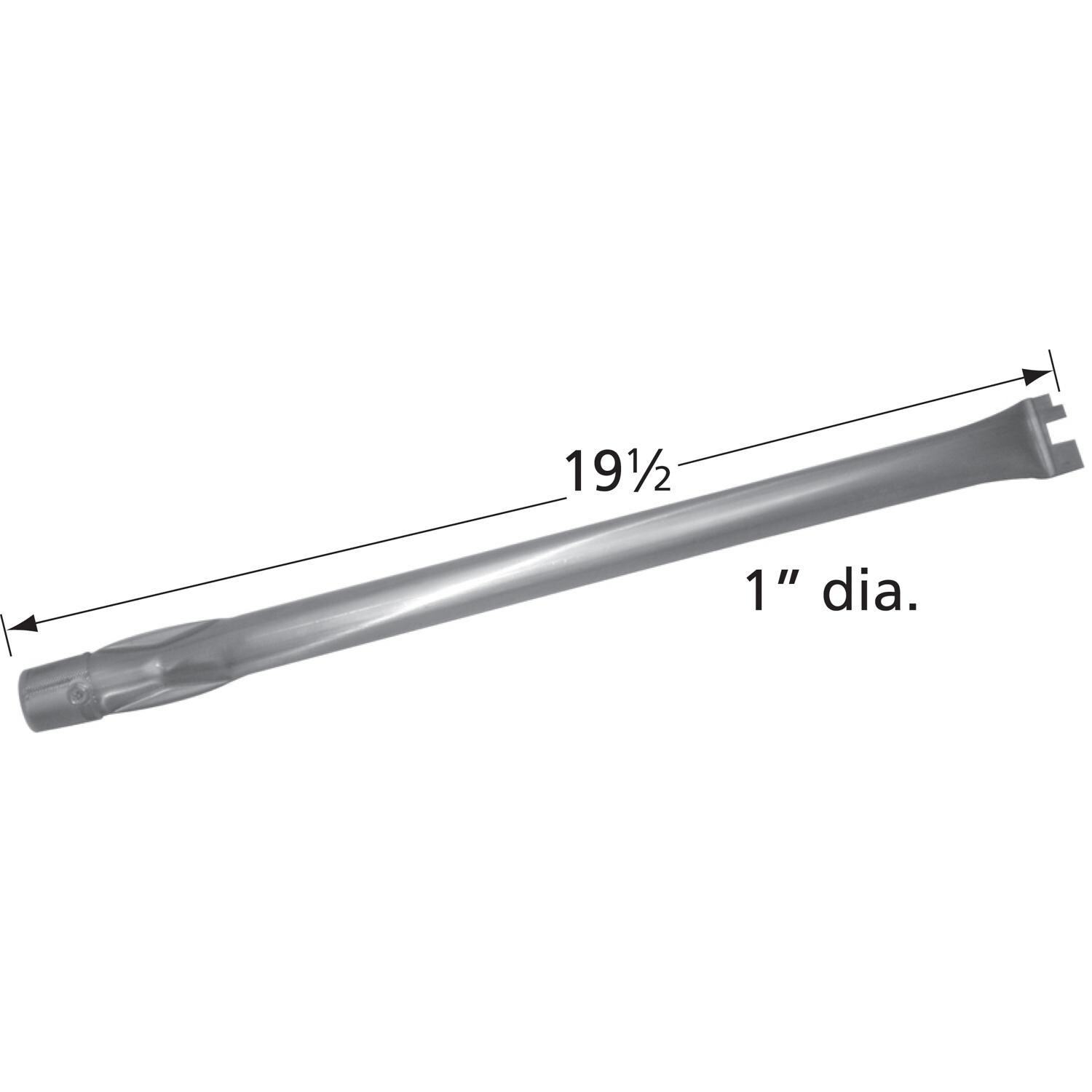 Stainless Steel Straight Pipe Burner - 13111 - Dimensions thumbnail