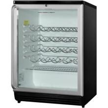 Summit Commercial 24-Inch 36 Bottle Freestanding Wine Cellar / Cooler With Full Length Professional Handle - Black Cabinet - SWC6GBLSH image