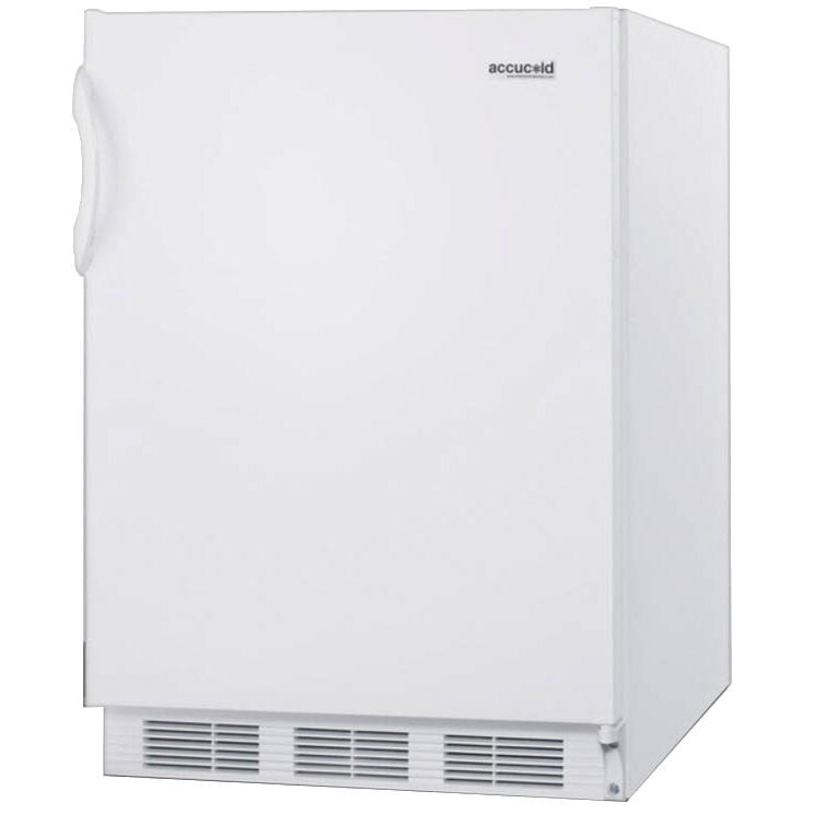 Summit 5.5 Cu. Ft. Commercial ADA Compliant Compact Refrigerator - White - Angle thumbnail