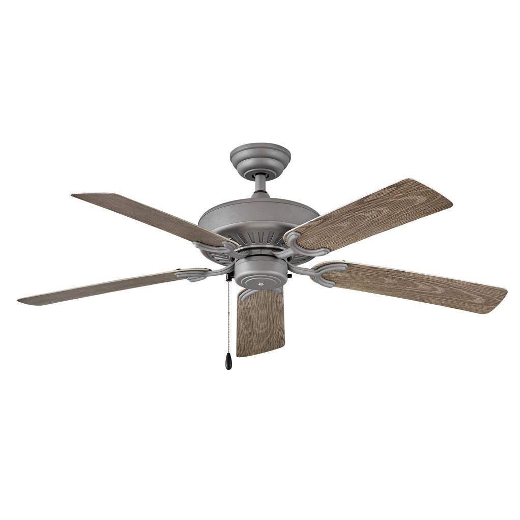 Hinkley Lighting Oasis 52-Inch Indoor / Outdoor Ceiling Fan - Graphite - 901652FGT-NWA