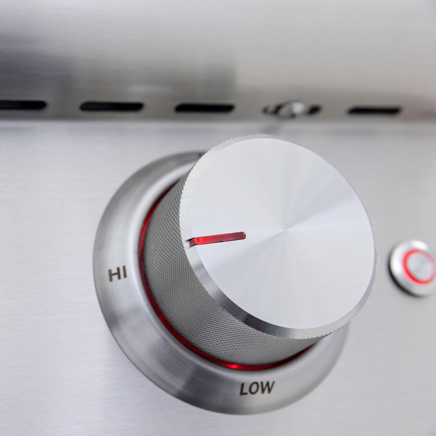 Blaze BLZ-GRIDDLE-LTE3-NG Freestanding Natural Gas Griddle - Control Knob - Close Up - Detail thumbnail