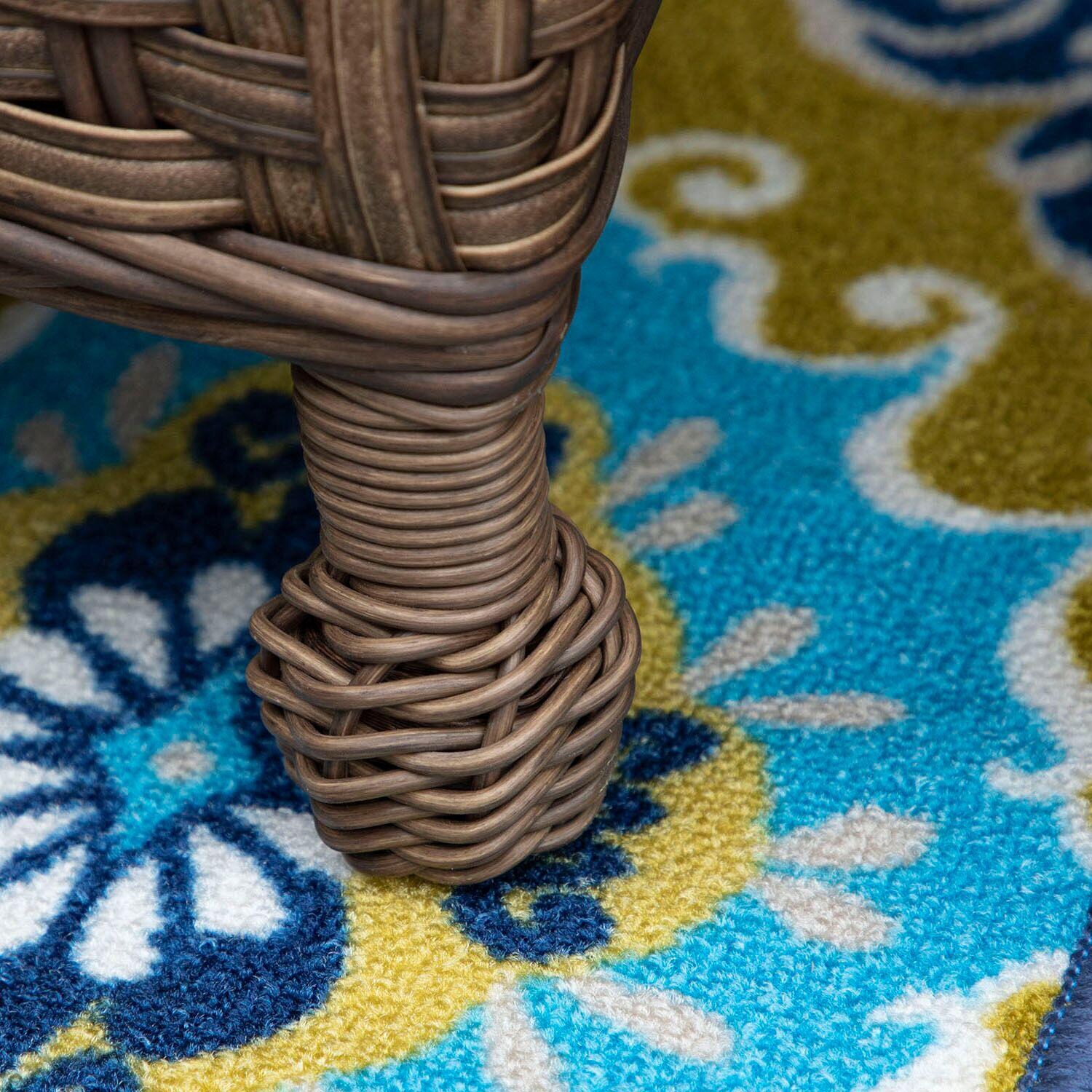 Aspen 5 Piece Deep Sectional Set by Canopy Home and Garden - Leg Detail thumbnail