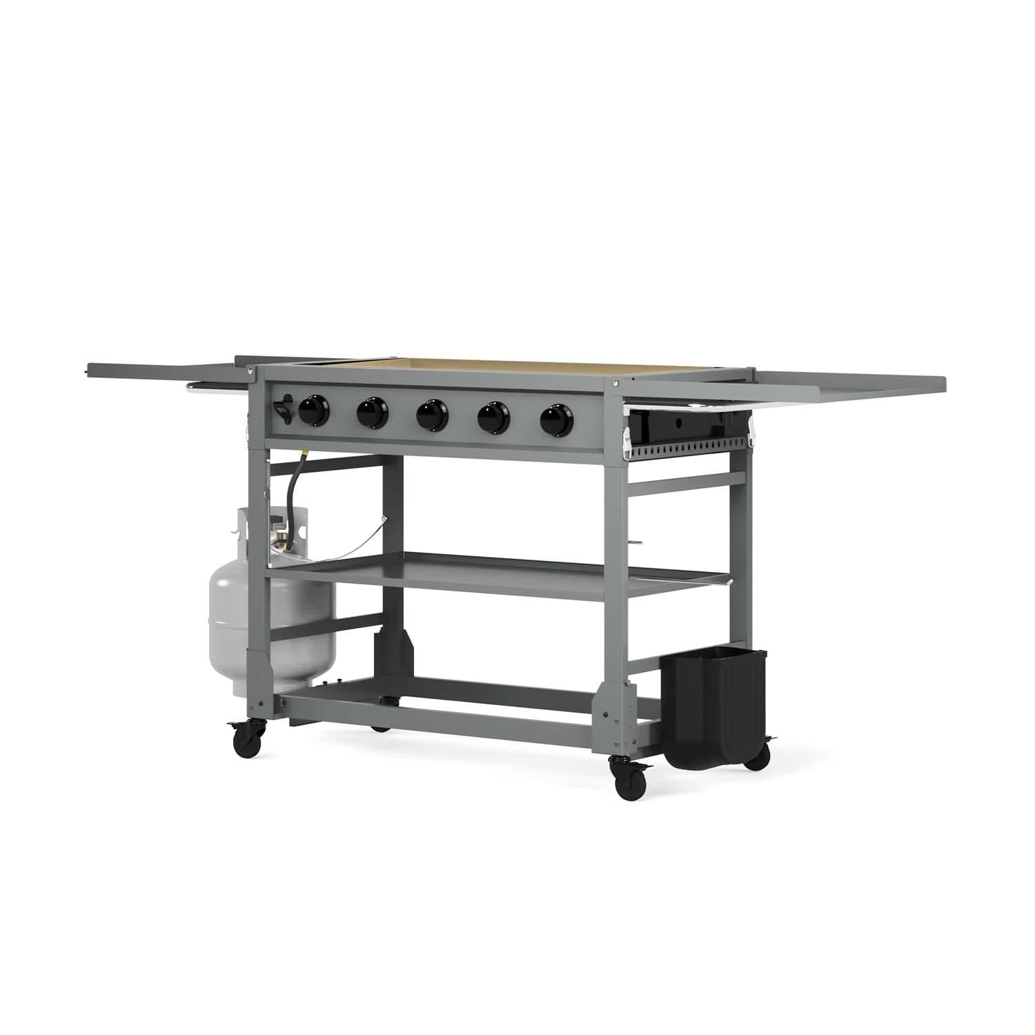 TYTUS TDT-571-0101 Anaheim 36 Inch Propane Gas Griddle - Left Angled View - White Background thumbnail