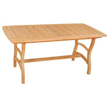 HiTeak Furniture Pacifica 63 X 32 Rectangular Teak Patio Dining Table