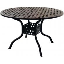 Darlee Series 30 48 Inch Cast Aluminum Patio Dining Table image