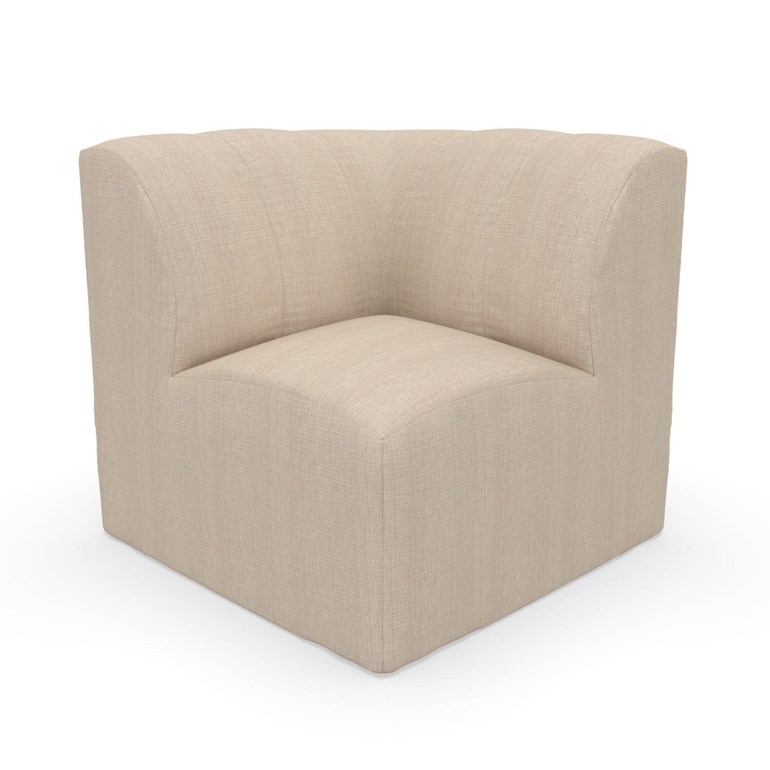 Lakeview NC2001-8PC-EA Pine Valley 8 Pc Recycled Plastic Seating Set in Beige/Echo Ash - Corner 2 - White Background thumbnail