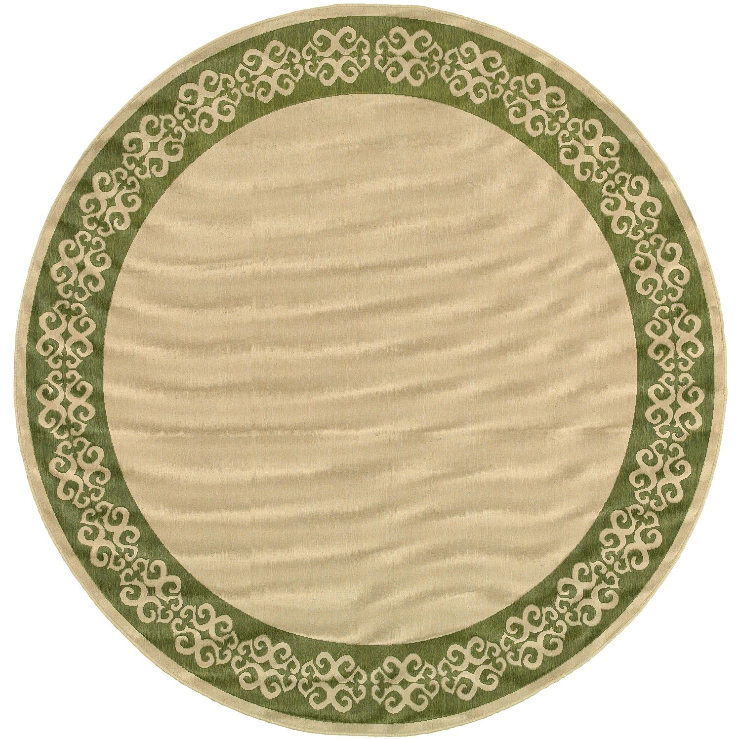 Tommy Bahama Seaside 7.10 Ft. Round Indoor/Outdoor Rug By Oriental Weavers 7127F BBQGuys