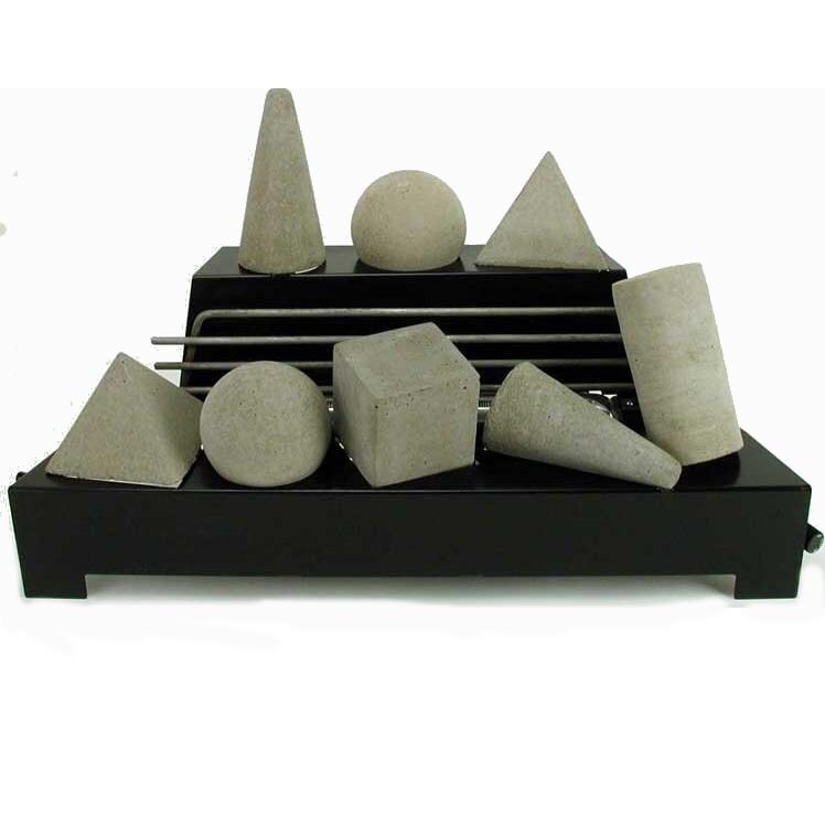 Rasmussen 24-Inch Natural ALTERNA See-Thru FireShape Set With Vent-Free Black Chassis Burner thumbnail