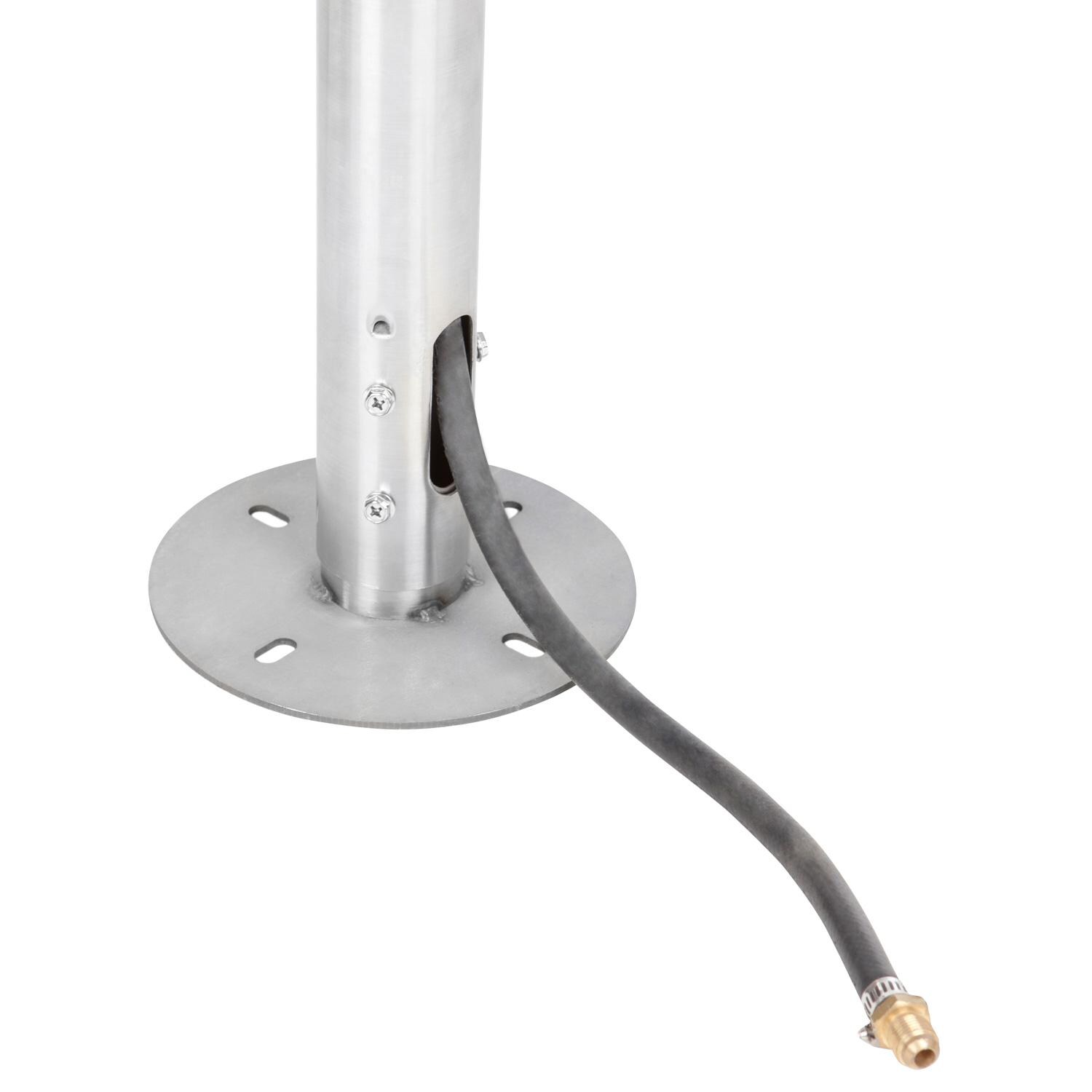 Ultimate Patio SC61445 Natural Gas Patio Heater - Stainless Steel - Base Without Cover thumbnail