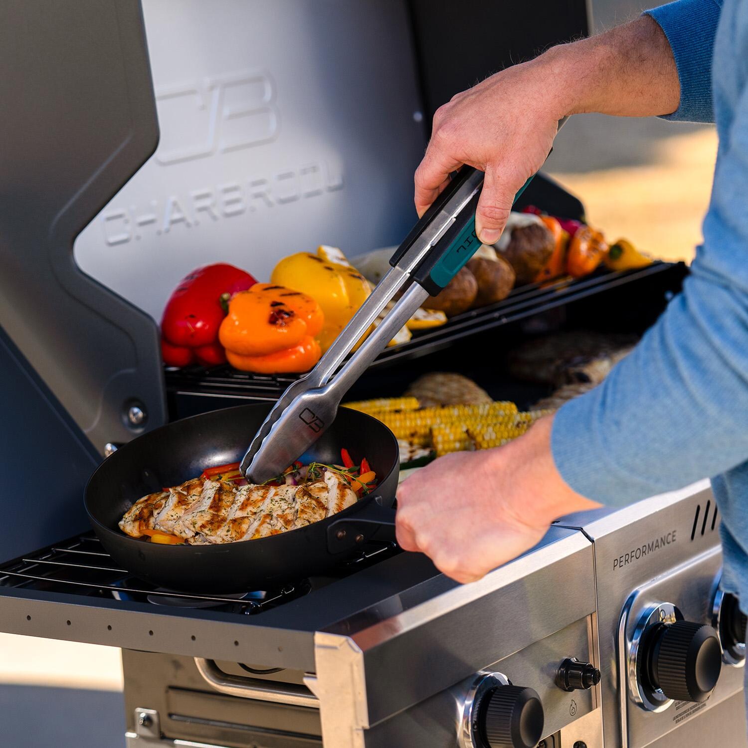 Charbroil 463463225 5-Burner Propane Grill - Stainless - Lifestyle thumbnail